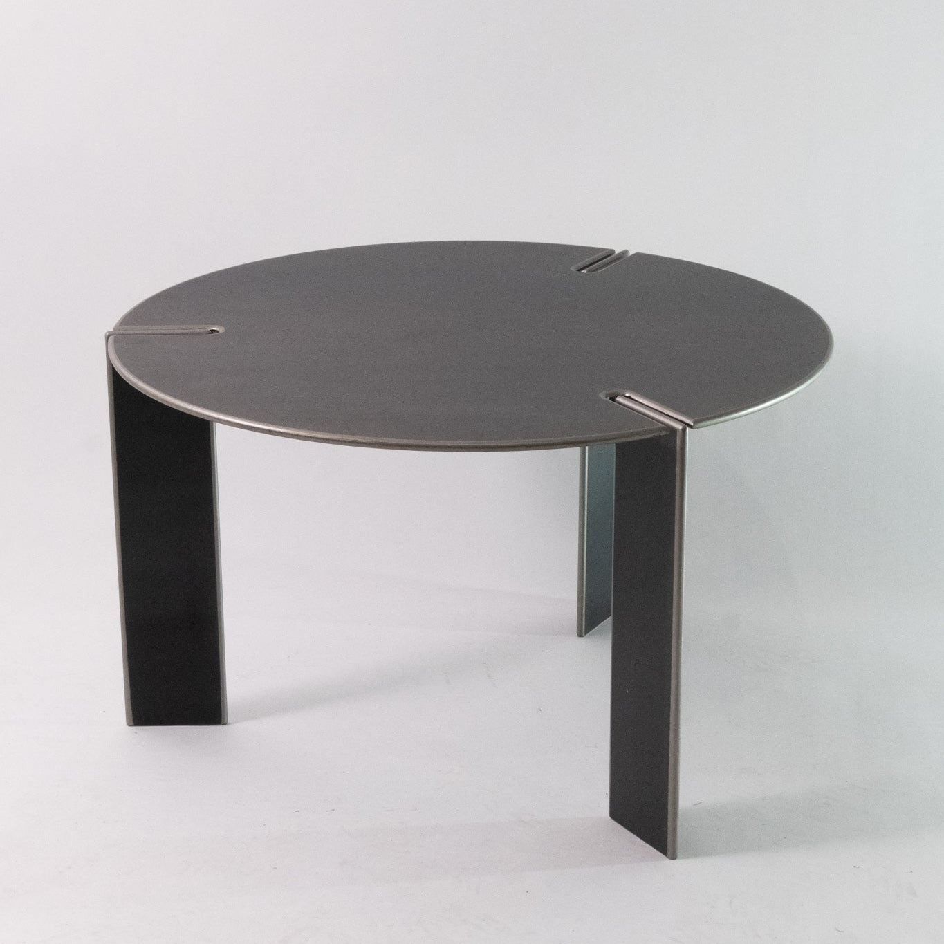 Floor Stock Sale | 60cm Rocket Coffee Table with Raw Steel Finish