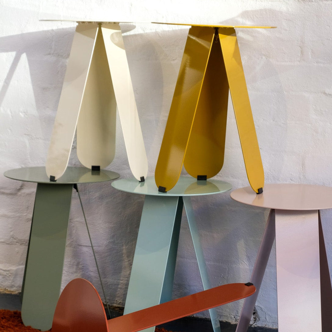 REGGIE | Steel side table-stools
